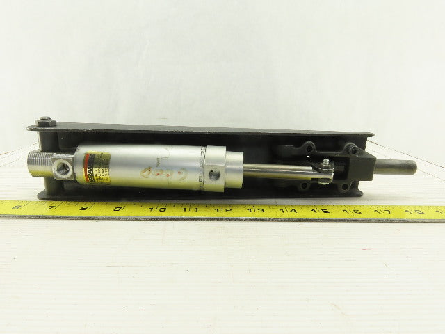 Brauer P600X 25mm Stroke Vertical Pneumatic Clamp Lock Alignment Cylinder