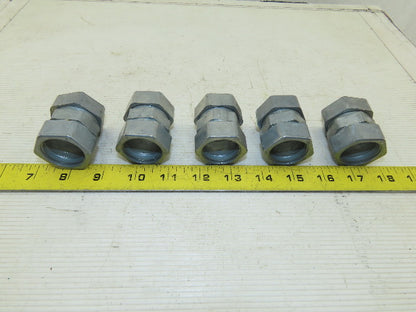 1" Rigid EMT Conduit Compression Coupling Lot OF 5
