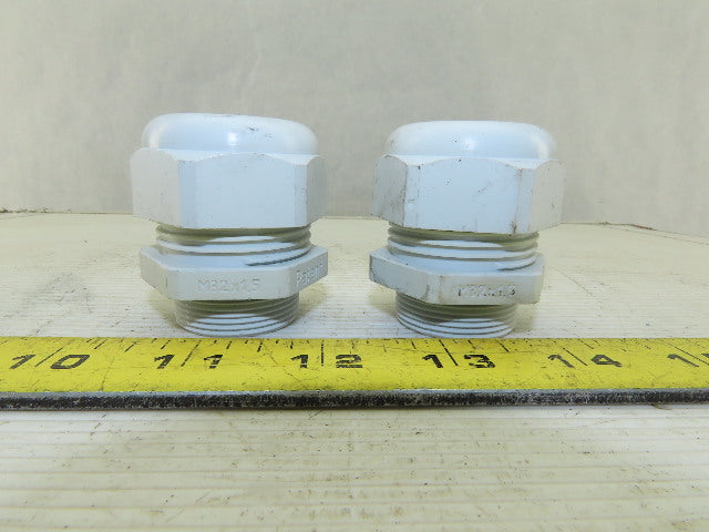 Hummel M32x1.5 Cable Gland Strain Relief Plastic Lot Of 2