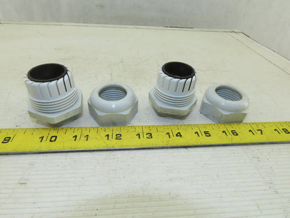 Hummel M32x1.5 Cable Gland Strain Relief Plastic Lot Of 2