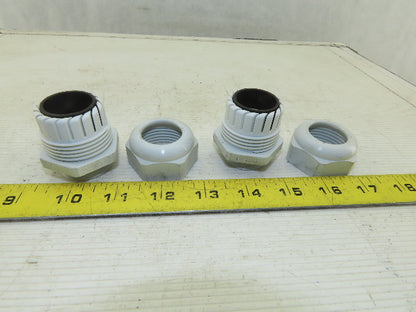 Hummel M32x1.5 Cable Gland Strain Relief Plastic Lot Of 2