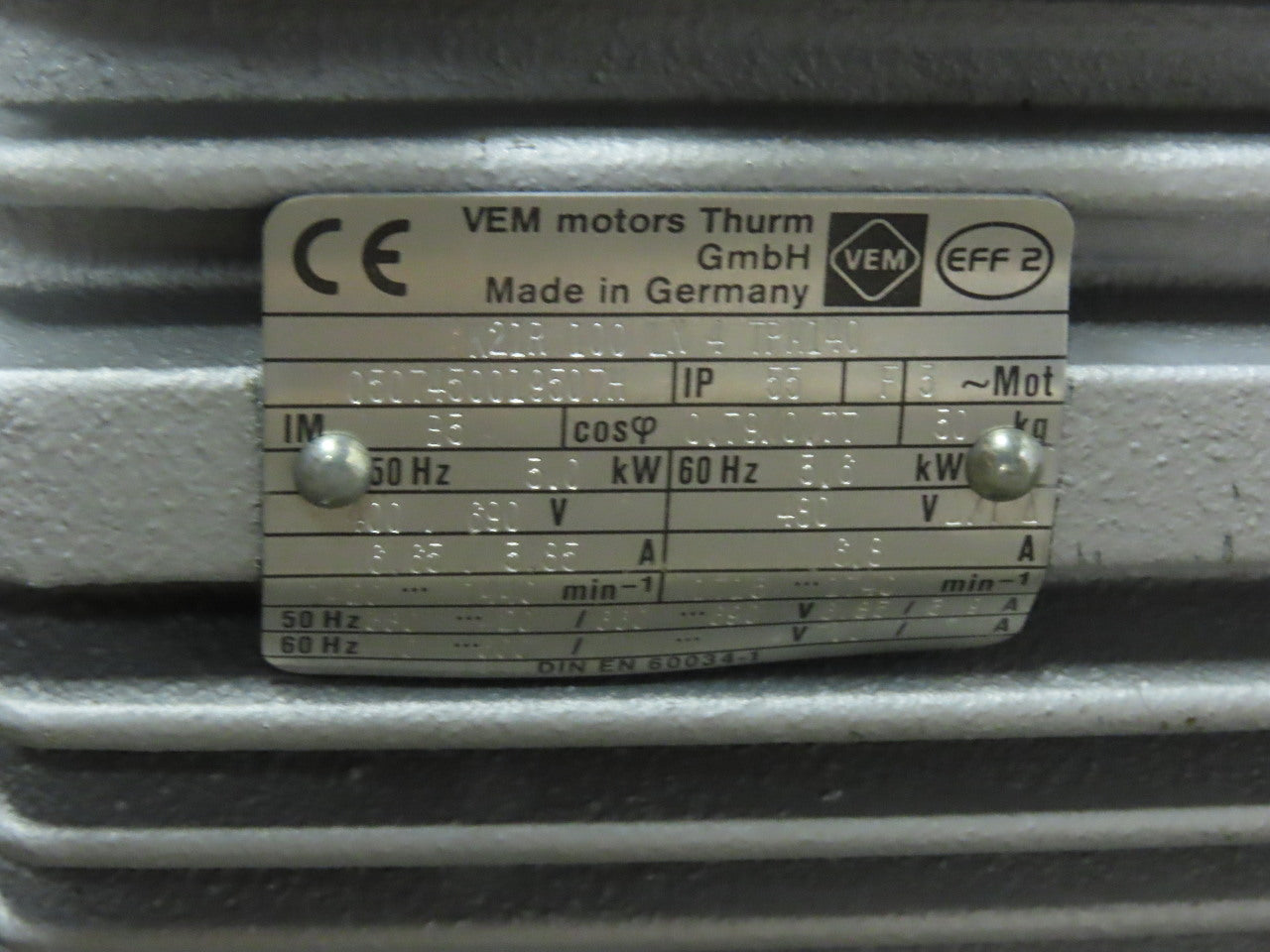 EVG Lufttechnik RVN1/RU 3.6kW 480V 50/60Hz 8000 V[m3/h] High Pressure Blower
