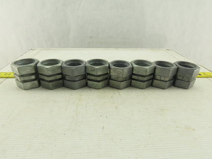 1-1/4" Rigid EMT Conduit Compression Coupling Lot Of 8