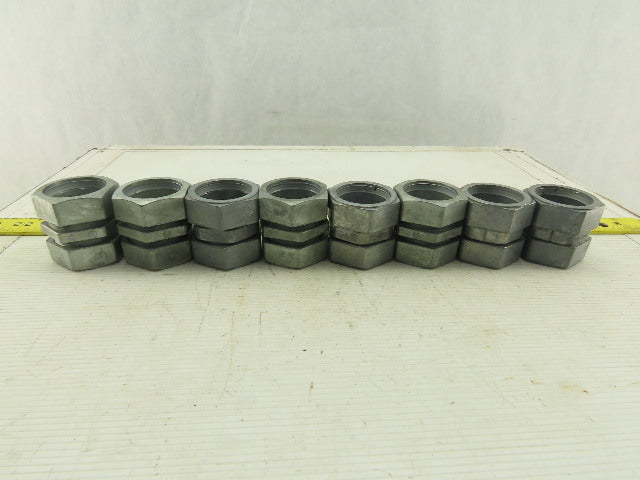 1-1/4" Rigid EMT Conduit Compression Coupling Lot Of 8