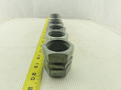 1-1/4" Rigid EMT Conduit Compression Coupling Lot Of 8