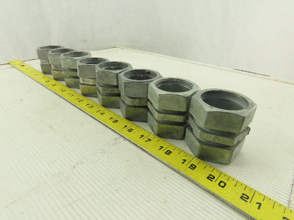 1-1/4" Rigid EMT Conduit Compression Coupling Lot Of 8