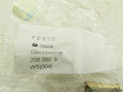 Festo KDV-PK-4 208380 3.4mm Terminal Plug For 6mm Hose Lot Of 9