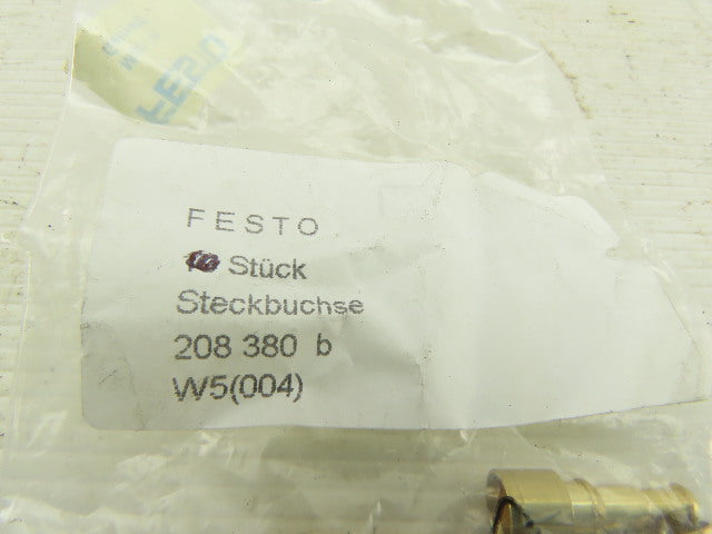 Festo KDV-PK-4 208380 3.4mm Terminal Plug For 6mm Hose Lot Of 9