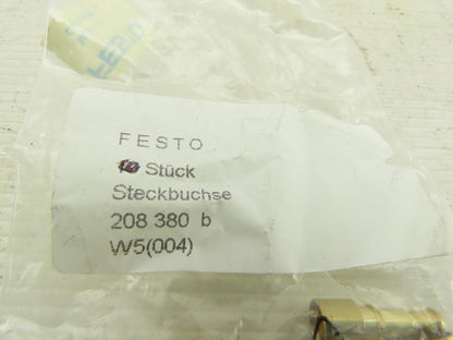 Festo KDV-PK-4 208380 3.4mm Terminal Plug For 6mm Hose Lot Of 9