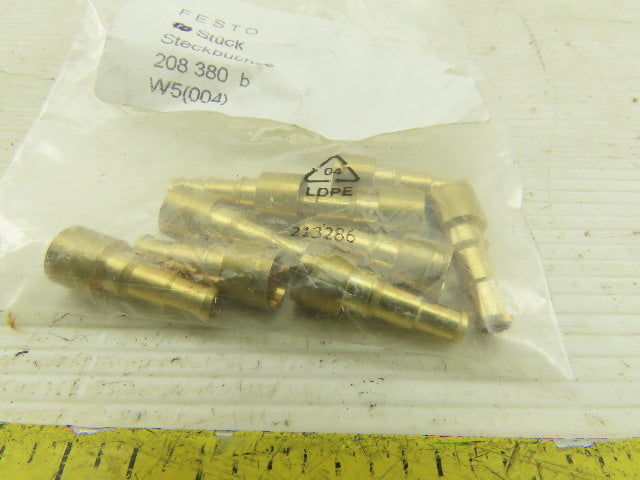 Festo KDV-PK-4 208380 3.4mm Terminal Plug For 6mm Hose Lot Of 9
