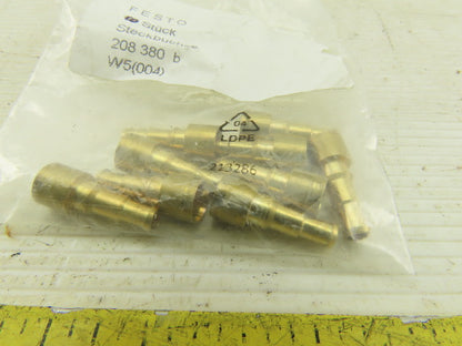 Festo KDV-PK-4 208380 3.4mm Terminal Plug For 6mm Hose Lot Of 9