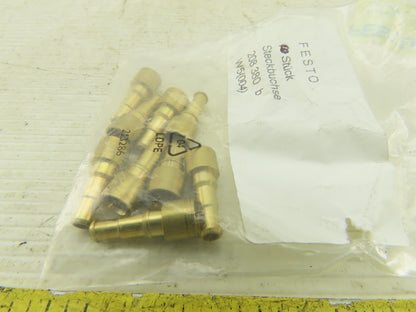 Festo KDV-PK-4 208380 3.4mm Terminal Plug For 6mm Hose Lot Of 9