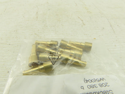 Festo KDV-PK-4 208380 3.4mm Terminal Plug For 6mm Hose Lot Of 9