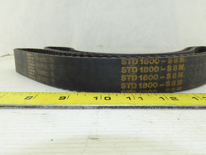 Ametric STD 1800-S8M 225 Teeth Timing Belt 1800mm Pitch Length 30.5mm Wide