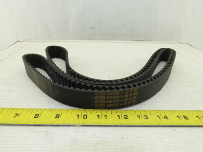 Ametric STD 1800-S8M 225 Teeth Timing Belt 1800mm Pitch Length 30.5mm Wide