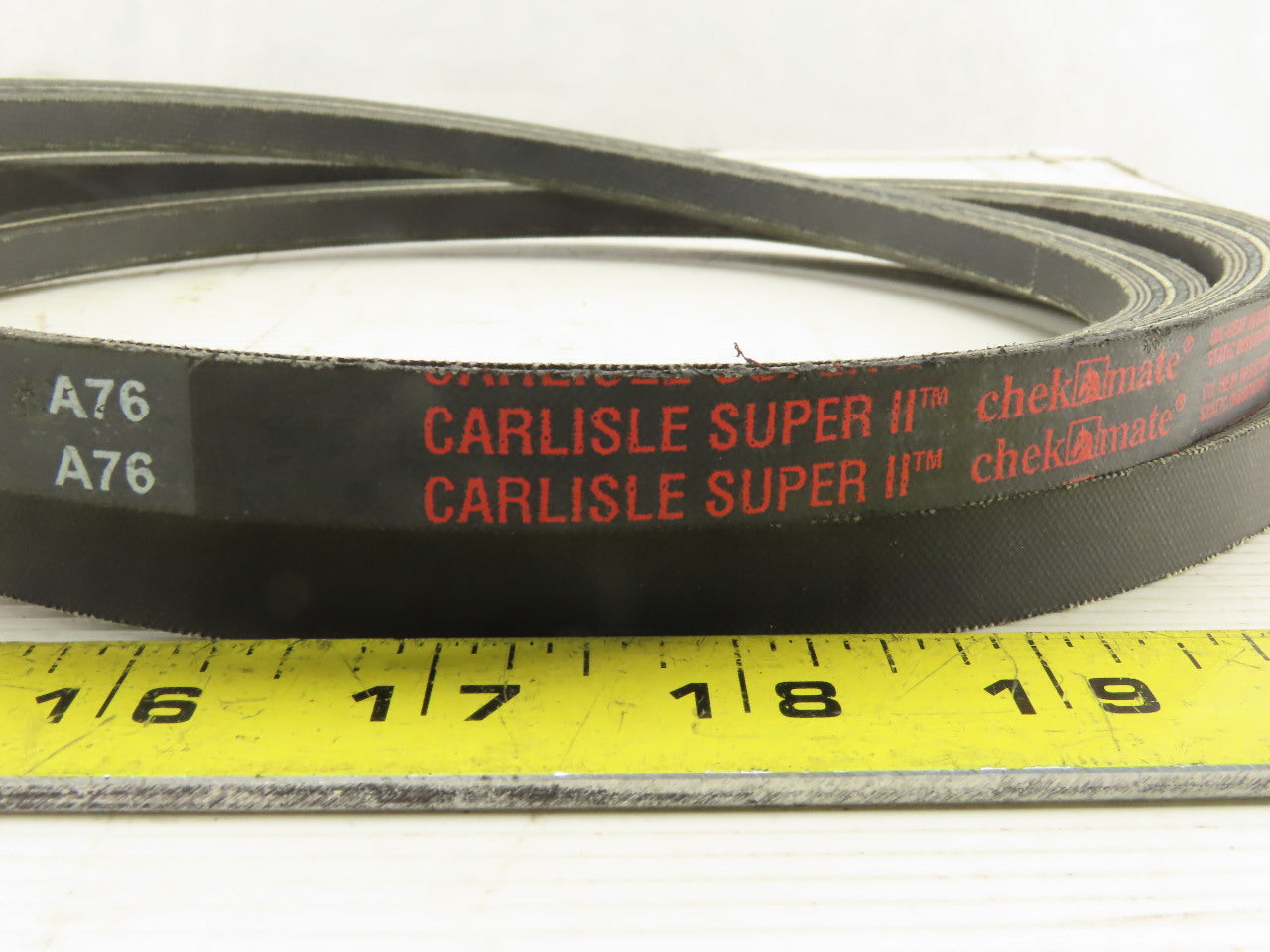 Carlisle A76 Super II Chekmate V-Belt A Section 78.30" Length Lot Of 2