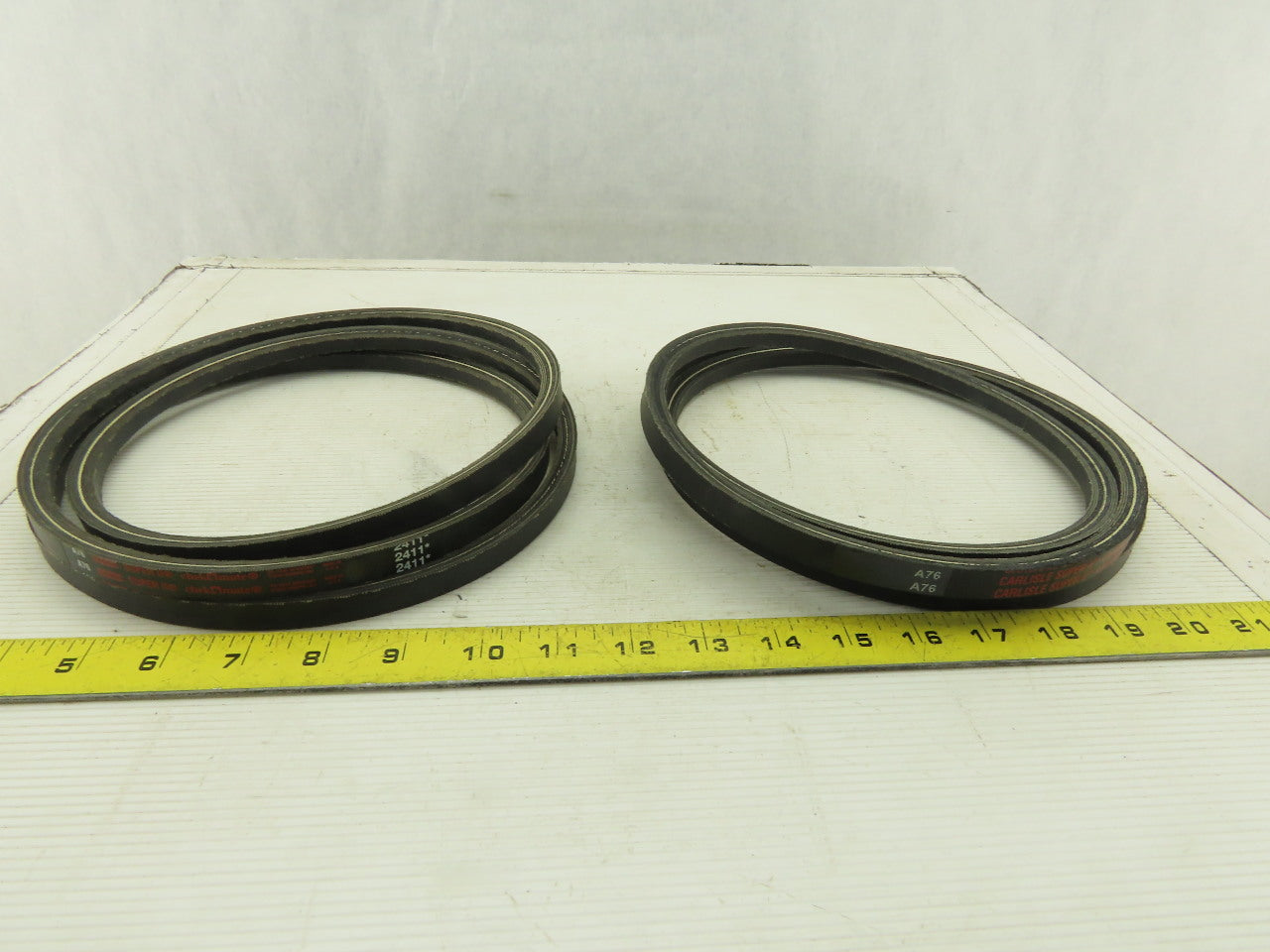 Carlisle A76 Super II Chekmate V-Belt A Section 78.30" Length Lot Of 2
