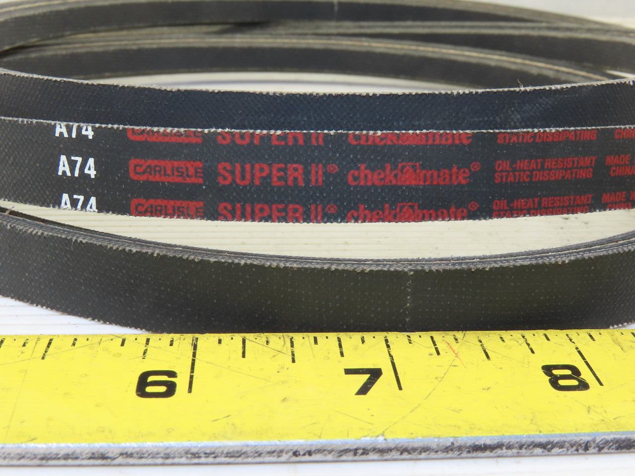 Carlisle A74 Super II Chek Mate A Section V-Belt Lot Of 2