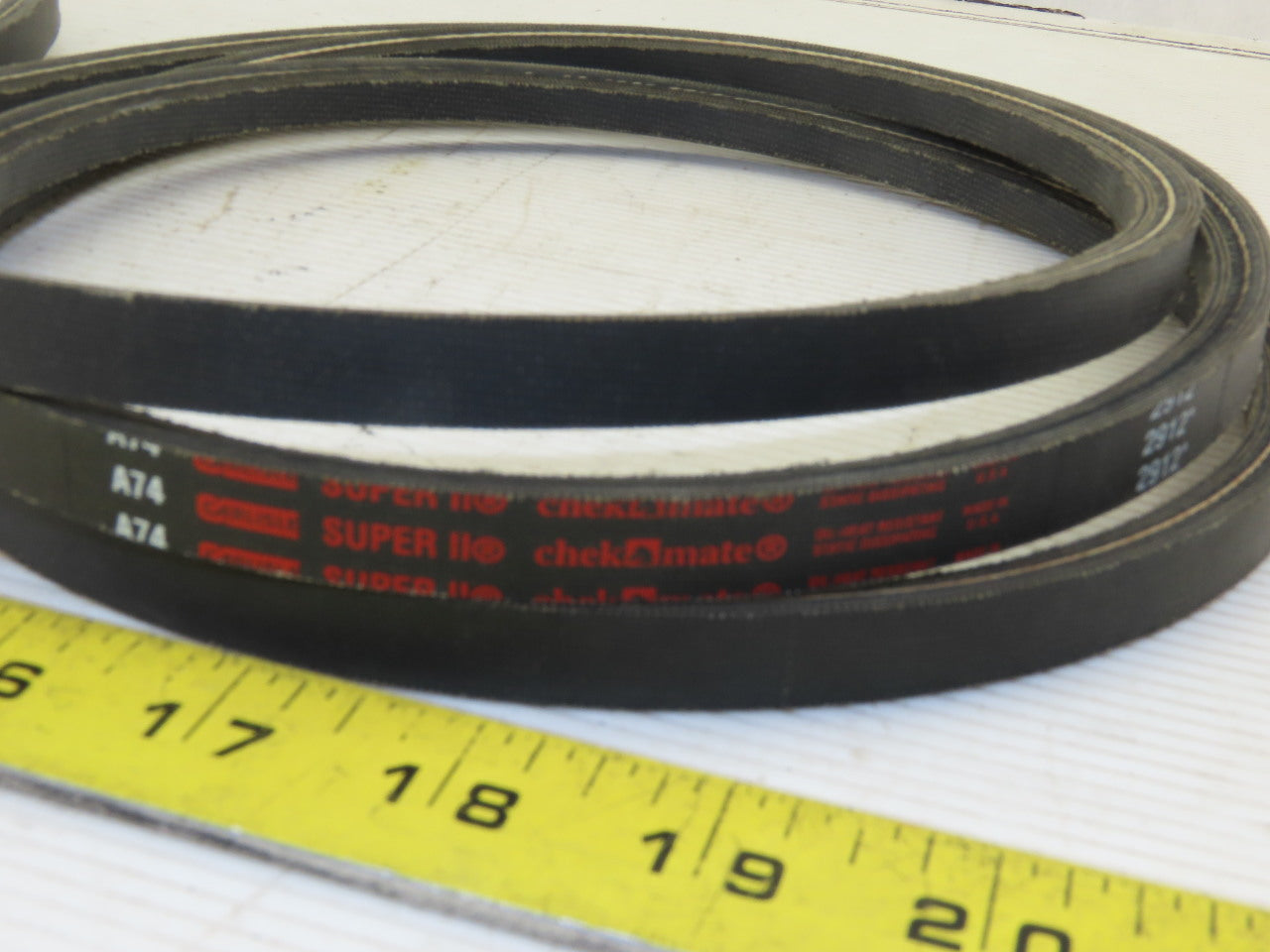 Carlisle A74 Super II Chek Mate A Section V-Belt Lot Of 2