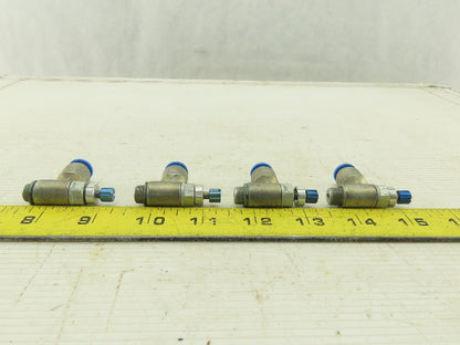 Festo One Way Flow Control Valve 8mm Tube M10 Lot Of 4