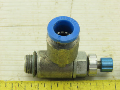 Festo One Way Flow Control Valve 8mm Tube M10 Lot Of 4