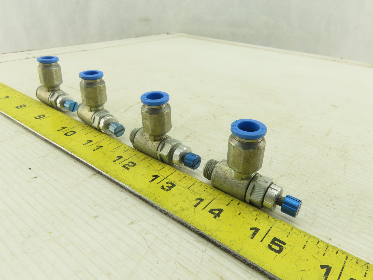 Festo One Way Flow Control Valve 8mm Tube M10 Lot Of 4