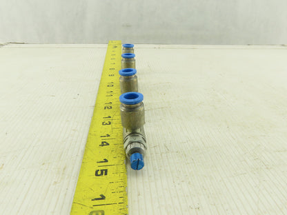 Festo One Way Flow Control Valve 8mm Tube M10 Lot Of 4