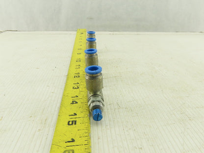 Festo One Way Flow Control Valve 8mm Tube M10 Lot Of 4