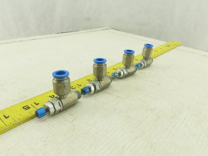 Festo One Way Flow Control Valve 8mm Tube M10 Lot Of 4