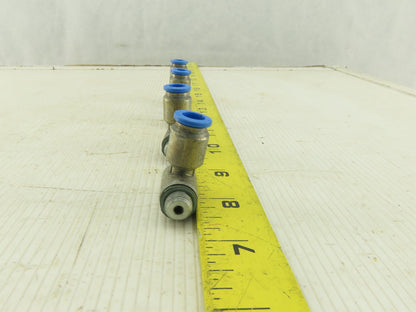 Festo One Way Flow Control Valve 8mm Tube M10 Lot Of 4