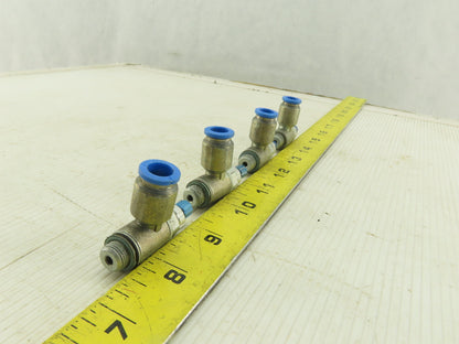 Festo One Way Flow Control Valve 8mm Tube M10 Lot Of 4