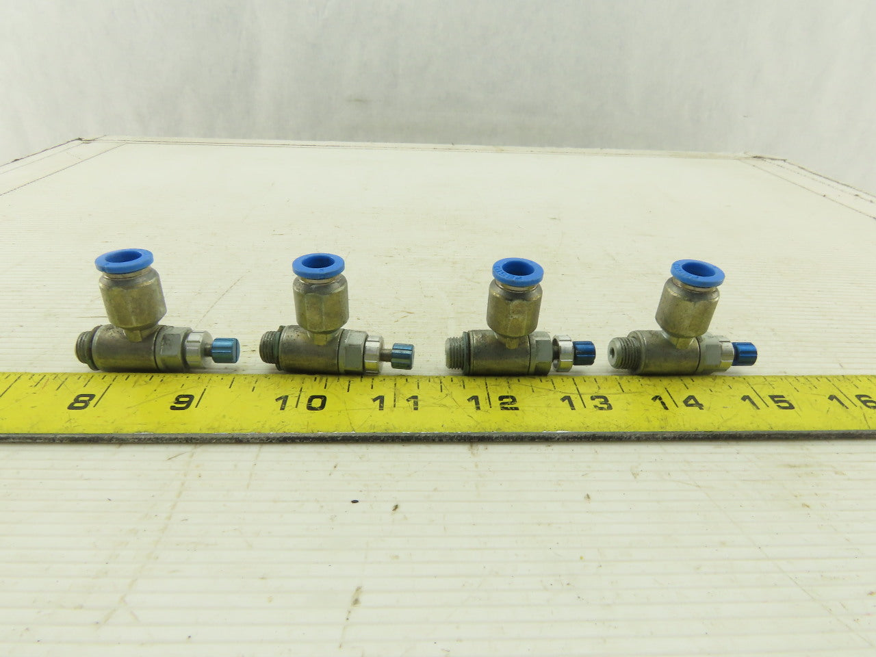 Festo One Way Flow Control Valve 8mm Tube M10 Lot Of 4
