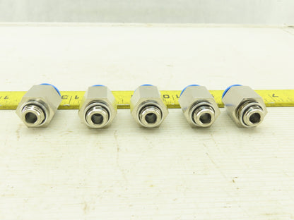 Festo 12mm Tube Push To Connect M14 Air Line Connector Lot Of 5