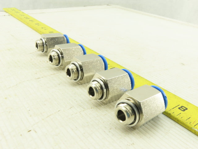 Festo 12mm Tube Push To Connect M14 Air Line Connector Lot Of 5