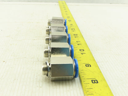 Festo 12mm Tube Push To Connect M14 Air Line Connector Lot Of 5