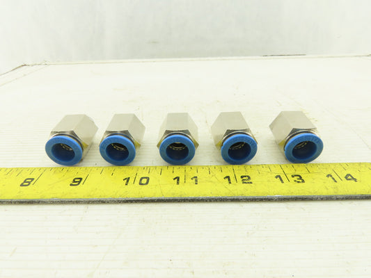 Festo 12mm Tube Push To Connect M14 Air Line Connector Lot Of 5