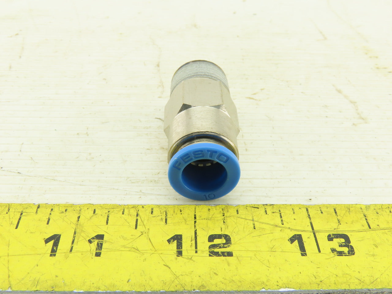 Festo 10mm Push To Connect One Way Check Fitting 3/8 NPT