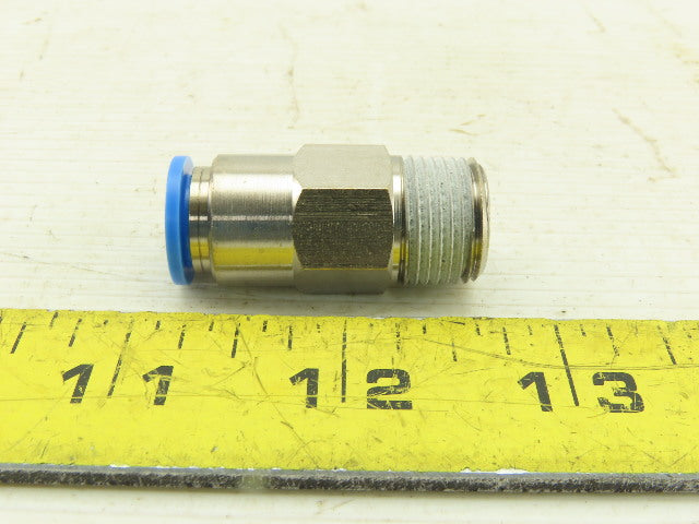 Festo 10mm Push To Connect One Way Check Fitting 3/8 NPT