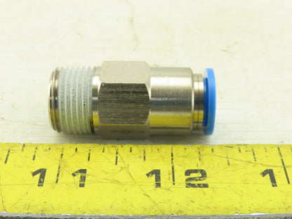 Festo 10mm Push To Connect One Way Check Fitting 3/8 NPT