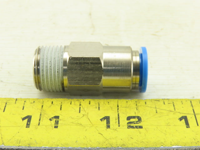 Festo 10mm Push To Connect One Way Check Fitting 3/8 NPT