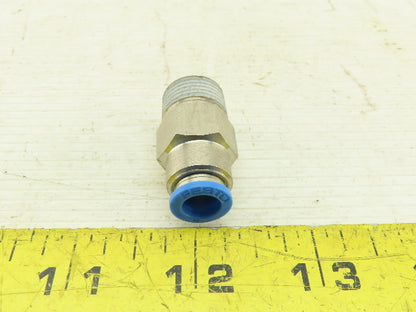 Festo 8mm Push To Connect One Way Check Fitting 3/8 NPT