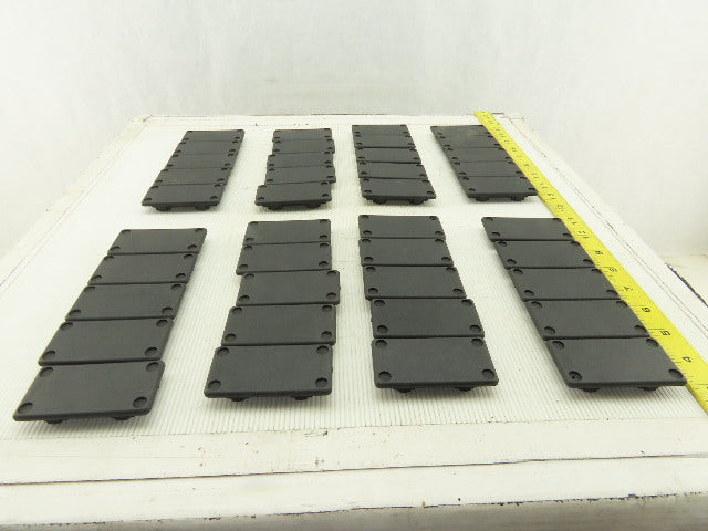 Item 0.0.196.89 80 x 40mm Black 4 Bolt 80/20 Style Conduit Cap Lot Of 40