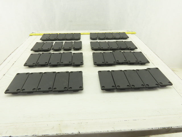 Item 0.0.196.89 80 x 40mm Black 4 Bolt 80/20 Style Conduit Cap Lot Of 40