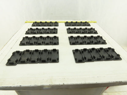 Item 0.0.196.89 80 x 40mm Black 4 Bolt 80/20 Style Conduit Cap Lot Of 40