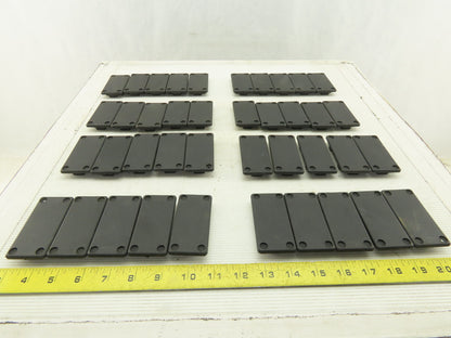 Item 0.0.196.89 80 x 40mm Black 4 Bolt 80/20 Style Conduit Cap Lot Of 40