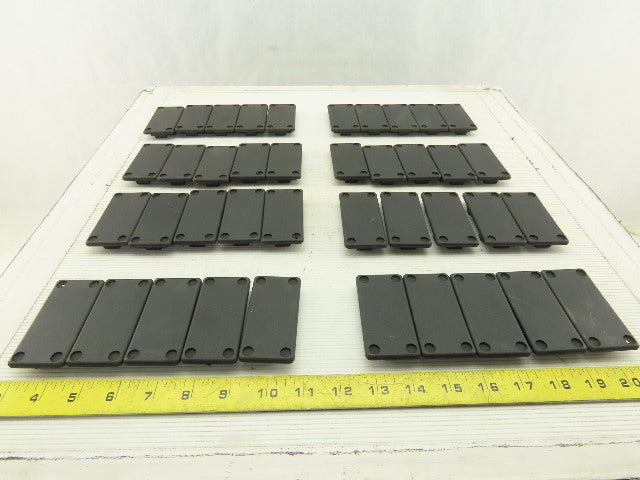 Item 0.0.196.89 80 x 40mm Black 4 Bolt 80/20 Style Conduit Cap Lot Of 40