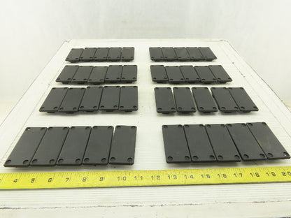 Item 0.0.196.89 80 x 40mm Black 4 Bolt 80/20 Style Conduit Cap Lot Of 40