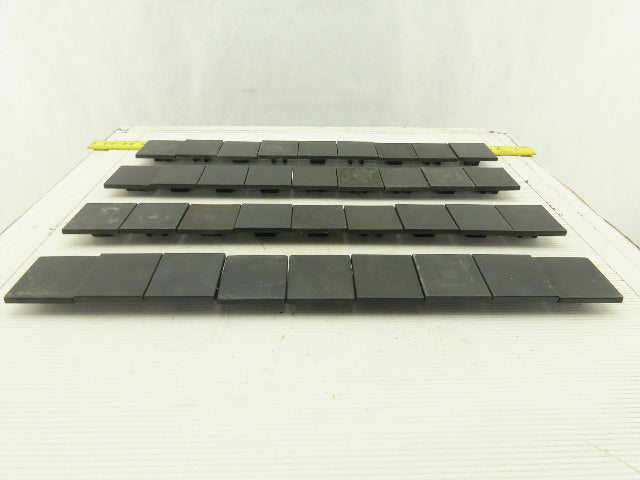 MK2500 50x50mm ABS Plastic 80/20 Style Snap In End Cap Lot Of 36
