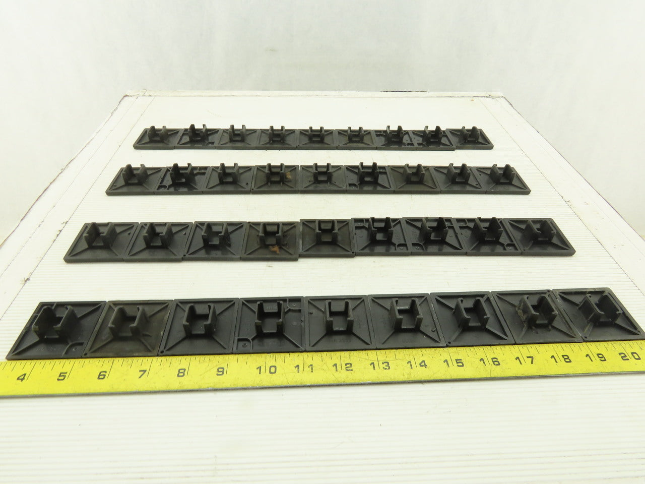 MK2500 50x50mm ABS Plastic 80/20 Style Snap In End Cap Lot Of 36