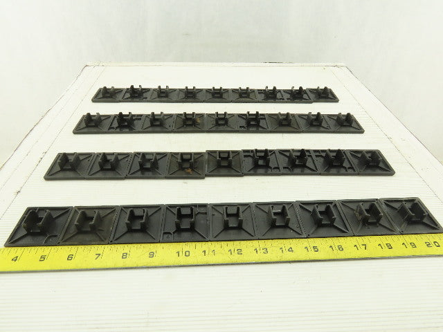 MK2500 50x50mm ABS Plastic 80/20 Style Snap In End Cap Lot Of 36